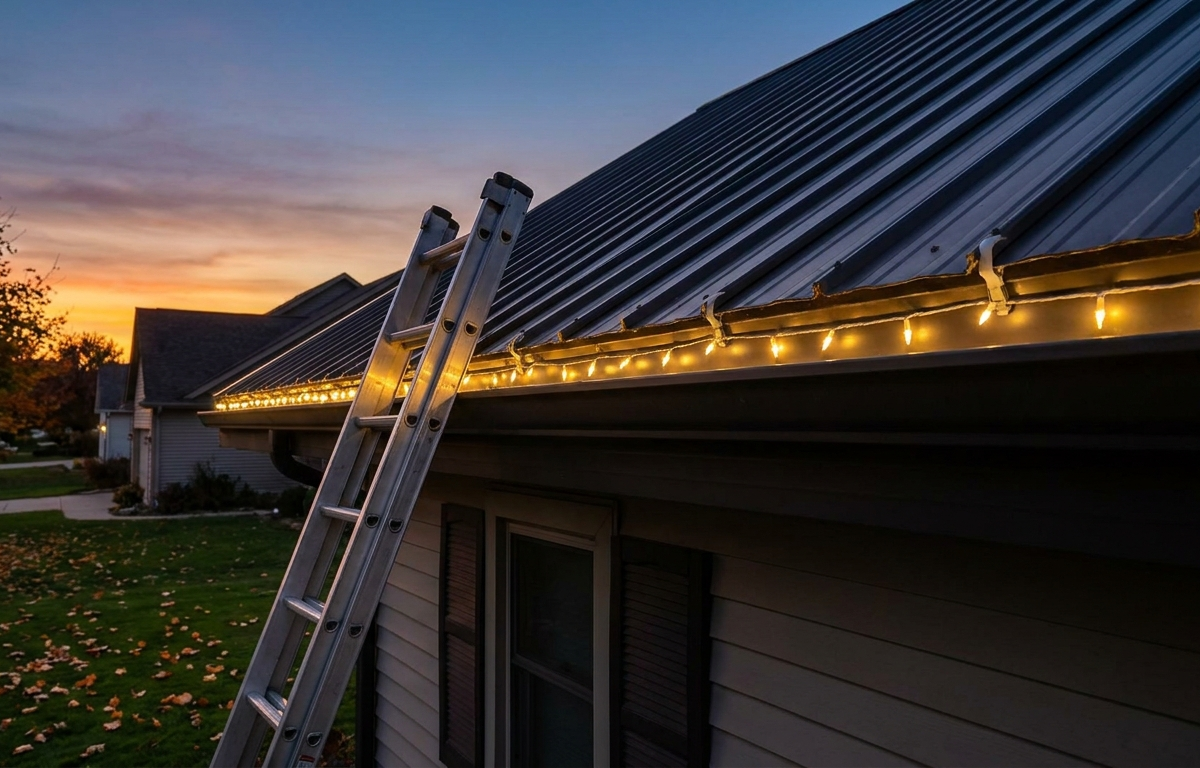 Turn Your Fall Gutter List Into a Holiday Lighting Route