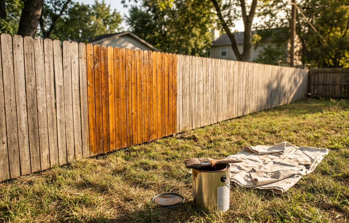 Sell the Stain, Not Just the Fence