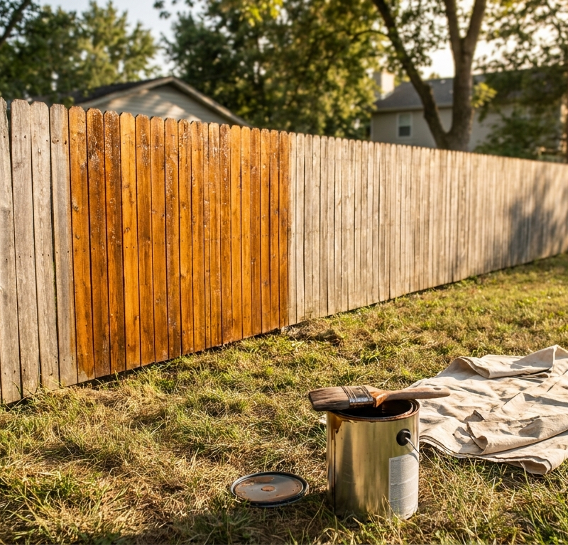 Sell the Stain, Not Just the Fence